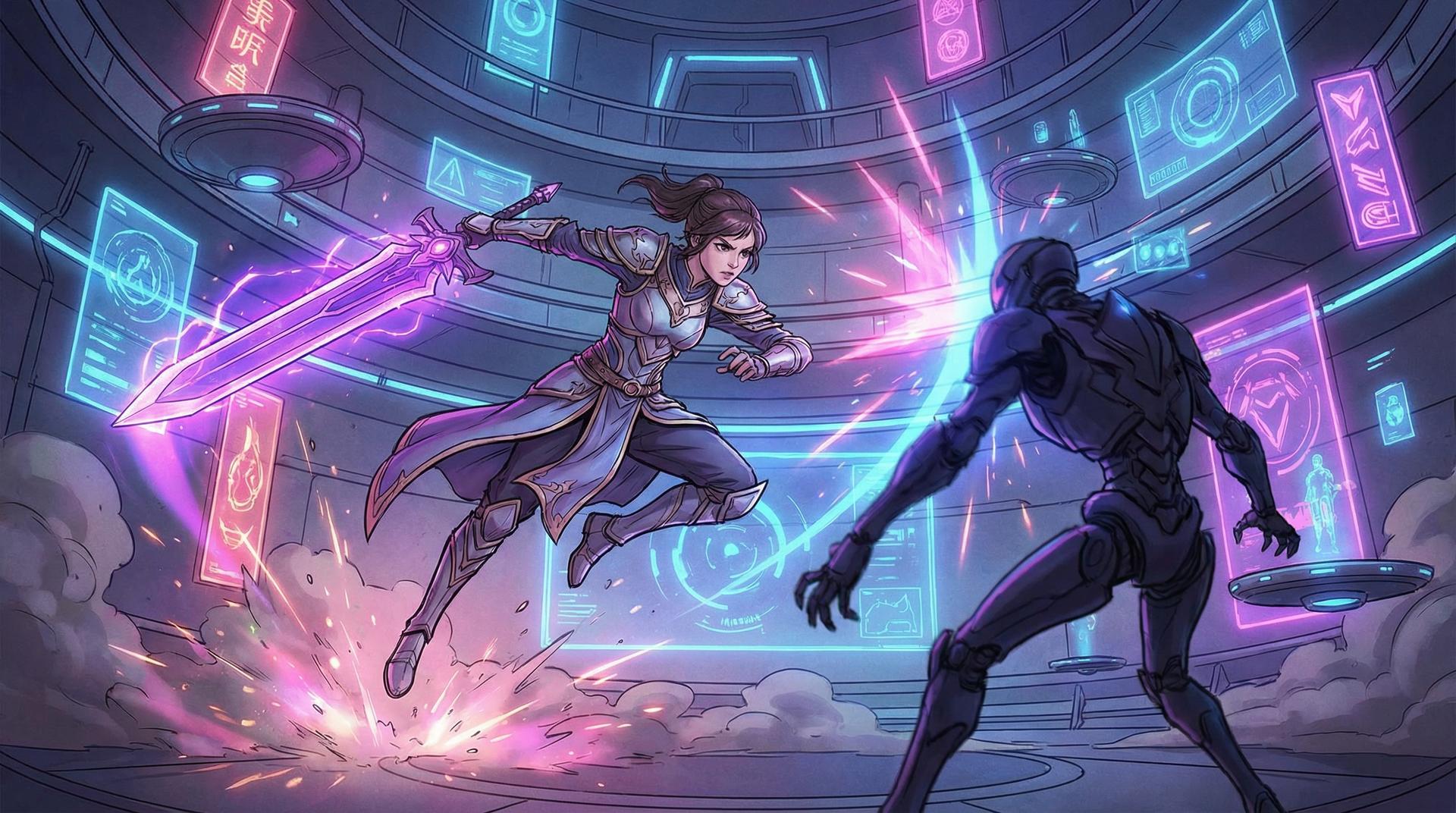 网红幻境对决视频短片