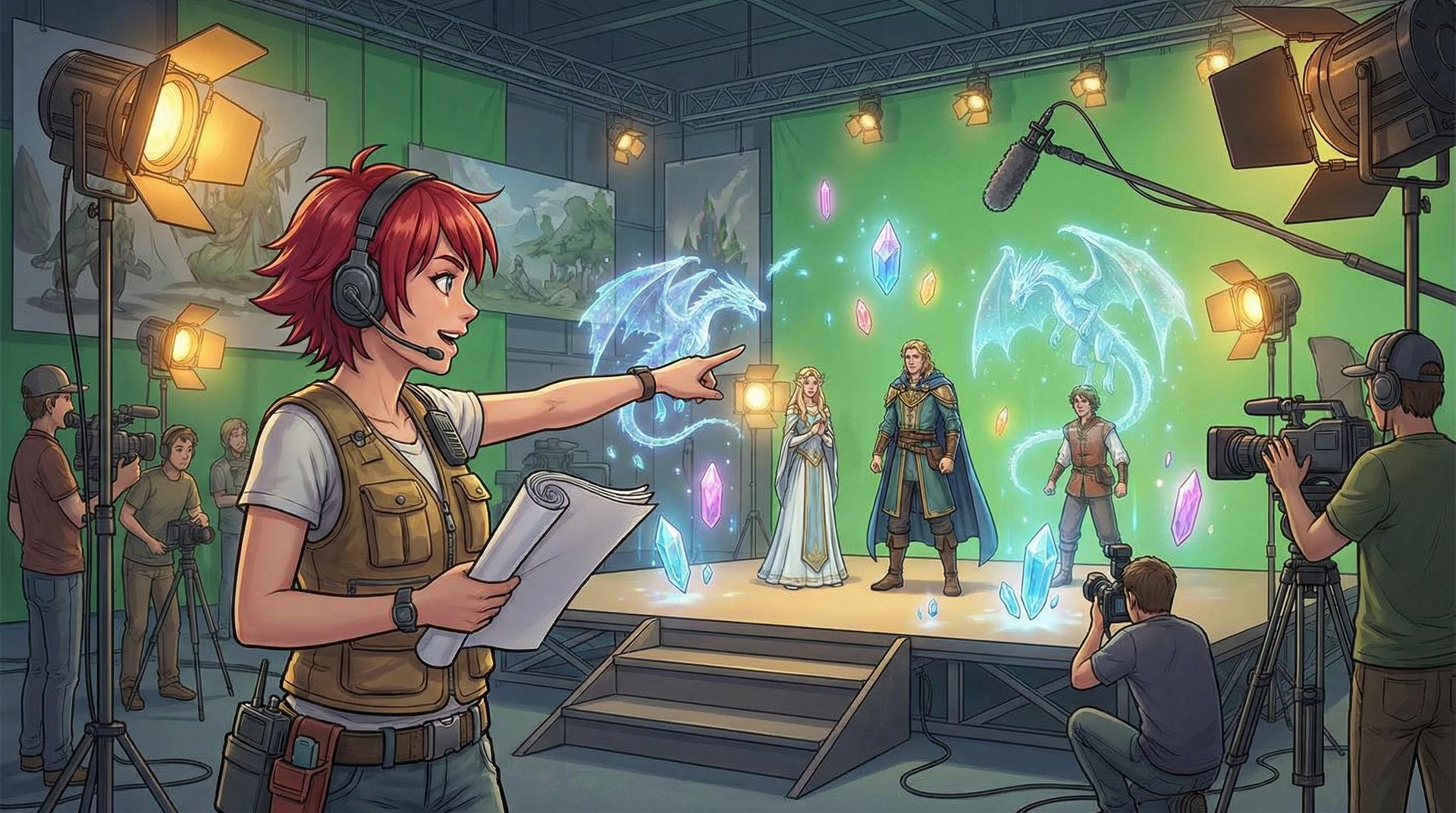 网红影视制作幕后花絮视频